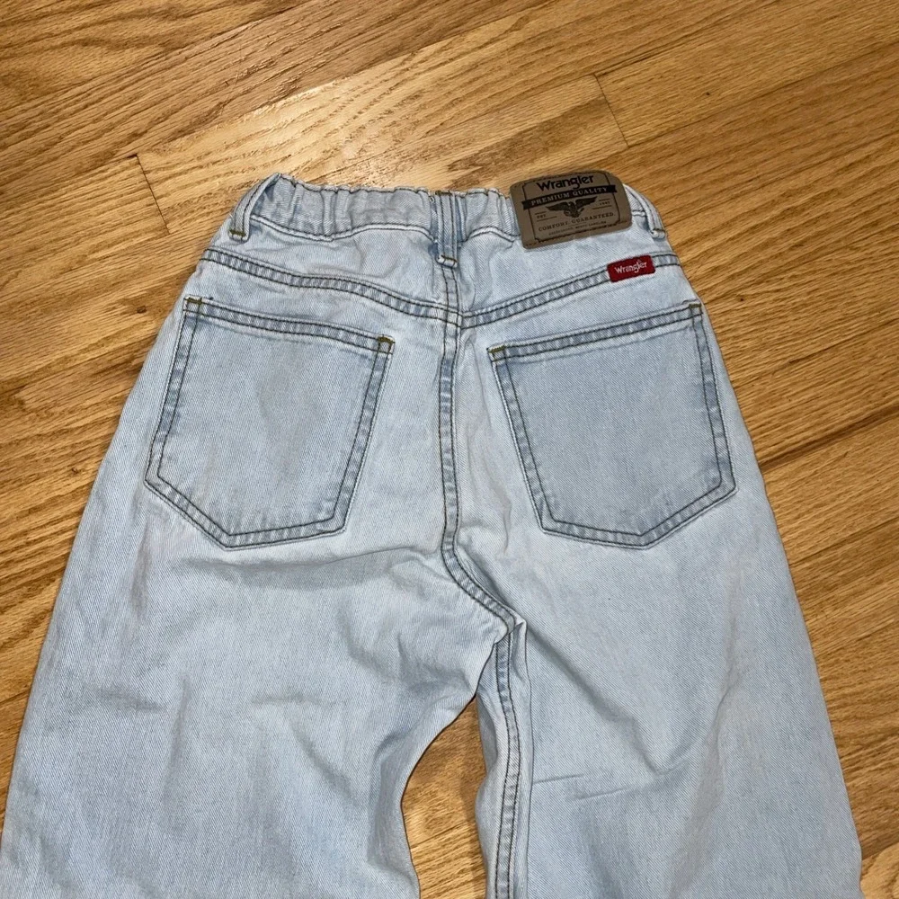 Wrangler Boys Jeans Size 12 Slim Blue Light Loose Fit Denim Adjustable Waist